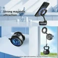 TONEOF Magnetic Cell Phone Mount, Vacuum Adsorption Car Holder for iPhone12-16 and Android, for Car Window, Car Screen and Treadmill, Mirror, Smooth Surface
