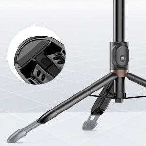 TONEOF Phone Camera Tripod with 1/4” Screw,60" Phone Tripod Stand with Magnetic Remote,Portable Tripod Holder for iPhone/Small Camera/DSLR/Android Phone