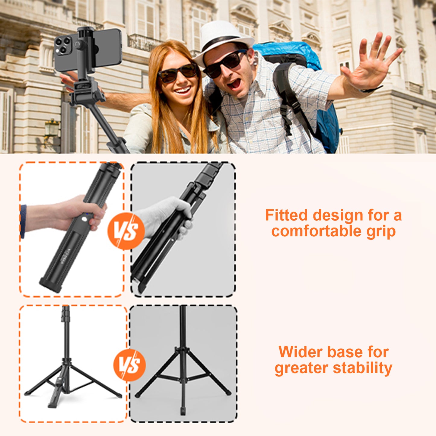 Tripod for Live broadcast with remote control suitable for mobile phones and cameras