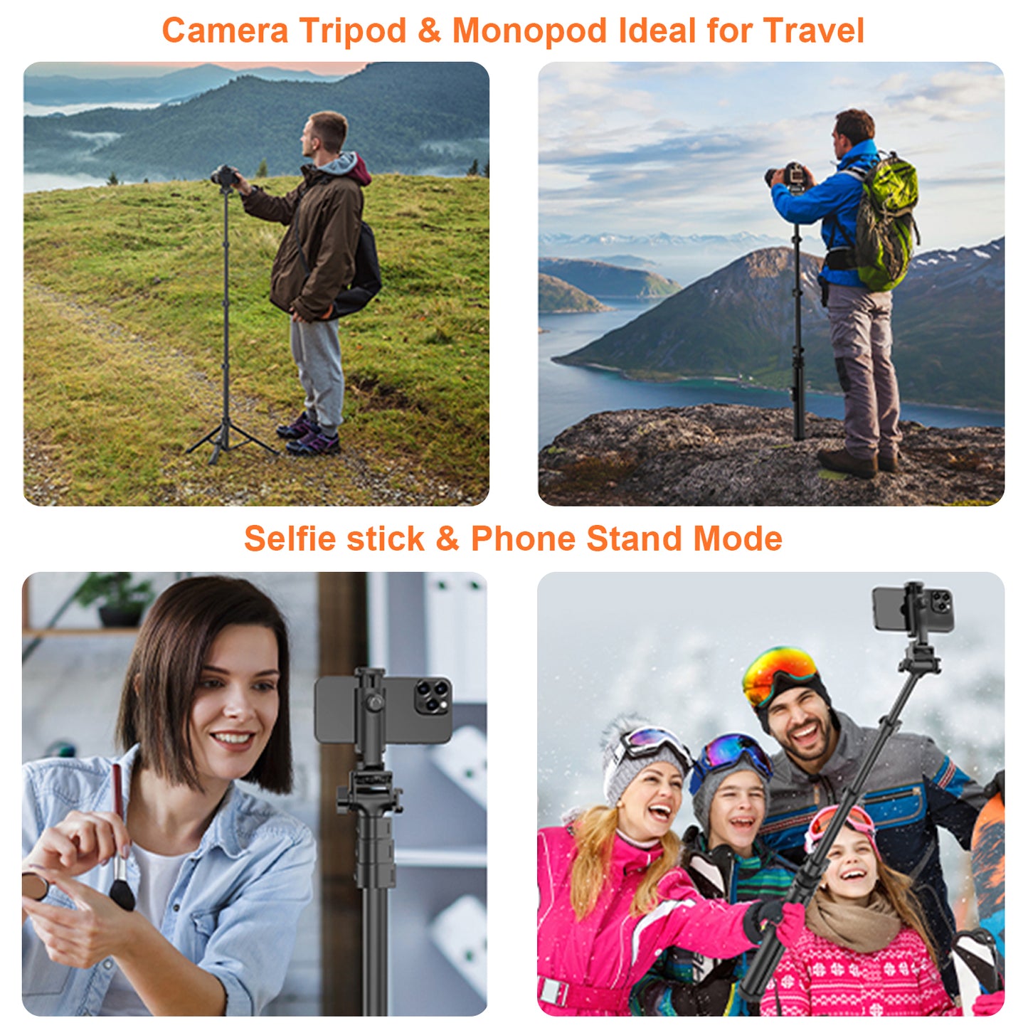 Tripod for Live broadcast with remote control suitable for mobile phones and cameras