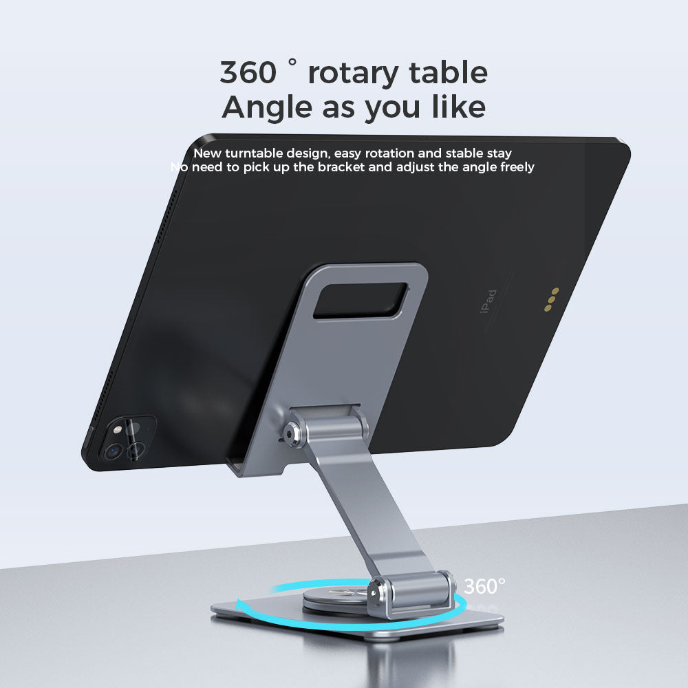 Angle height adjustable mobile phone holder (Grey)