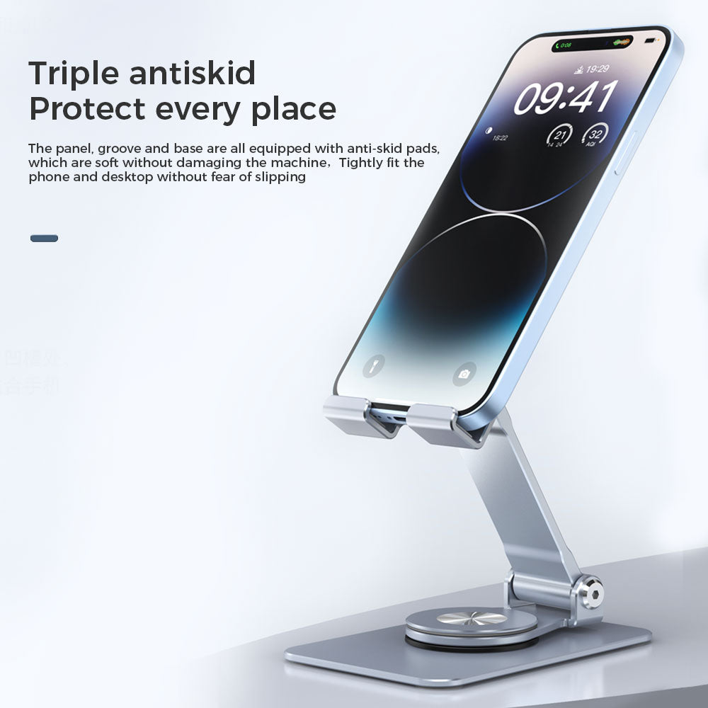 Angle height adjustable mobile phone holder (Grey)