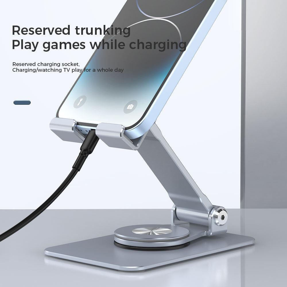 Angle height adjustable mobile phone holder (Grey)
