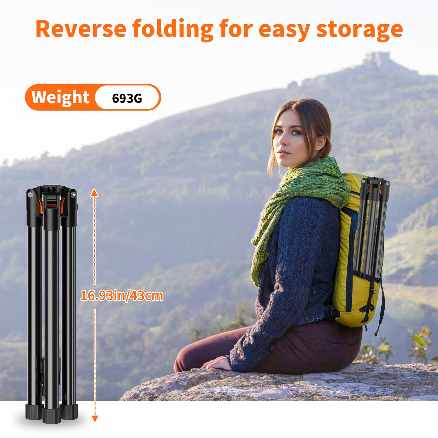 TONEOF 72IN Tablet Stand, 360° Rotating Tablet Tripod, Height Adjustable Floor Stand Tripod, Portable Cell Phone Tripod for Cell Phone/Tablet