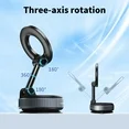 TONEOF Magnetic Cell Phone Mount, Vacuum Adsorption Car Holder for iPhone12-16 and Android, for Car Window, Car Screen and Treadmill, Mirror, Smooth Surface