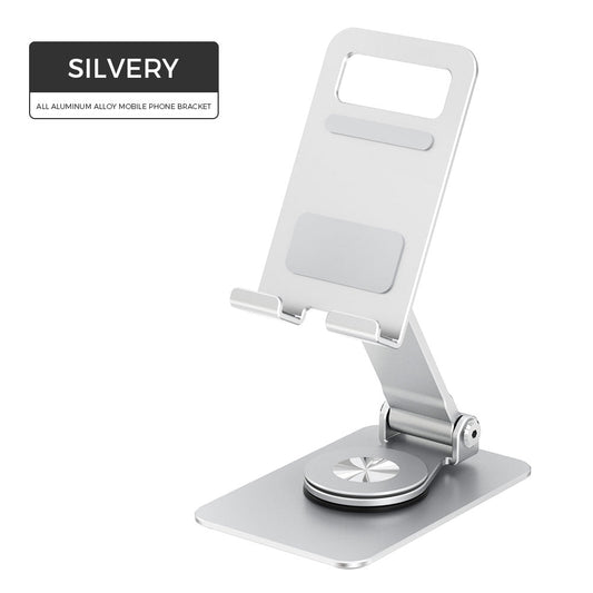 Angle height adjustable mobile phone holder (Silvery)